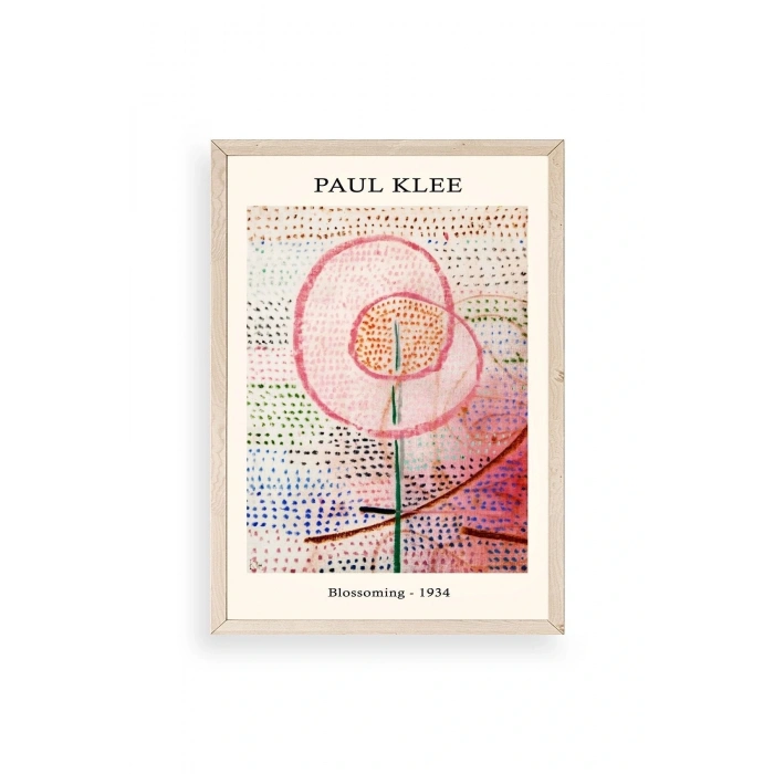 Paul Klee Ahşap Çerçeveli Tablo 23 x 30