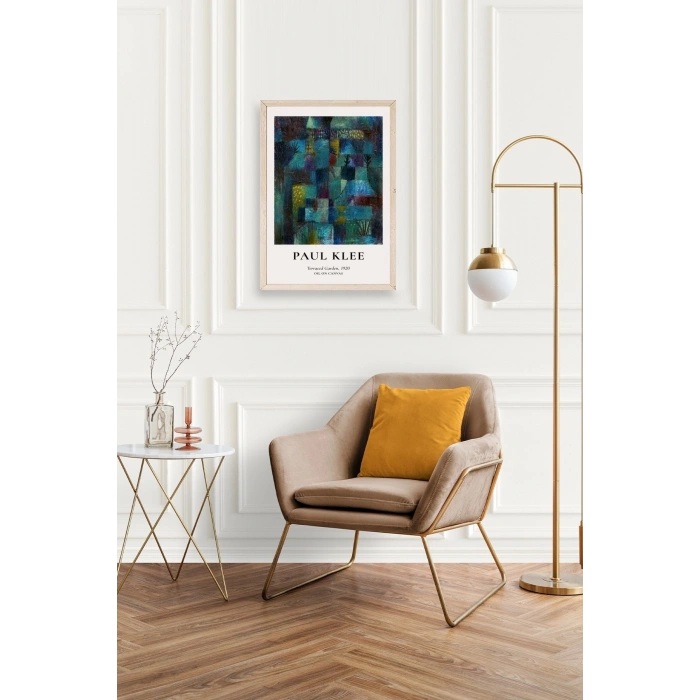 Paul Klee Ahşap Çerçeveli Tablo 23 x 30