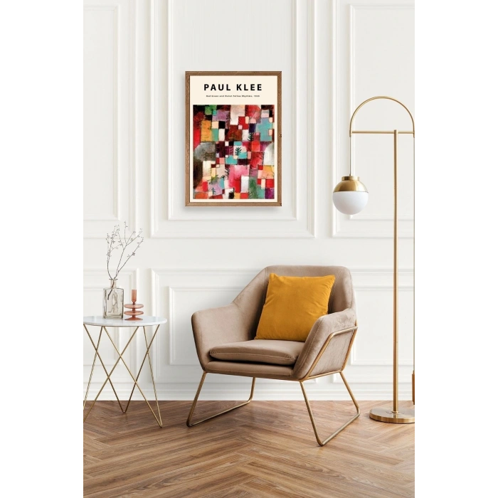 Paul Klee Ahşap Çerçeveli Tablo 23 x 30
