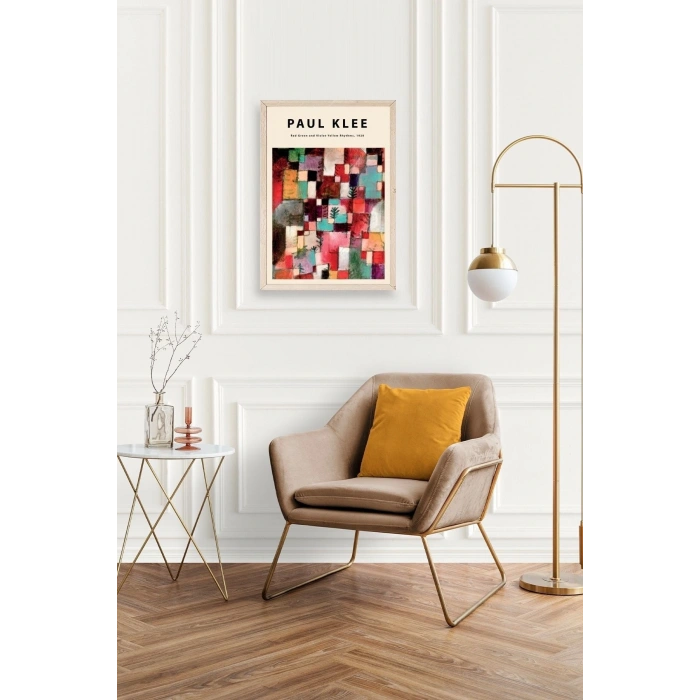 Paul Klee Ahşap Çerçeveli Tablo 23 x 30