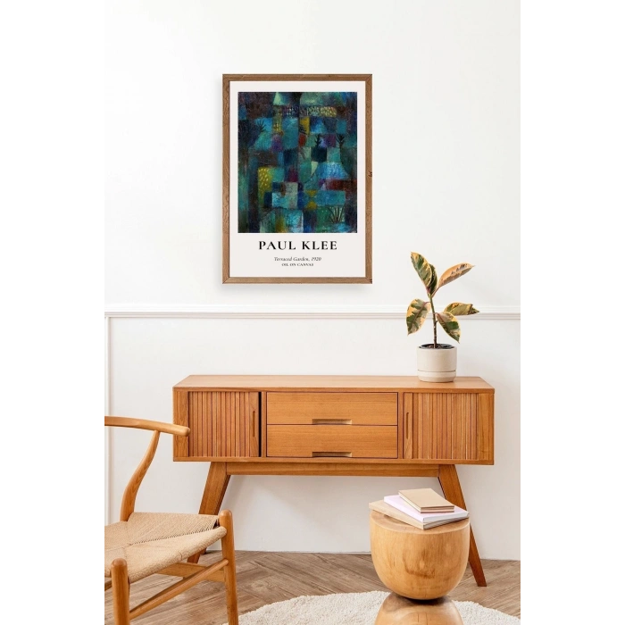 Paul Klee Ahşap Çerçeveli Tablo 23 x 30