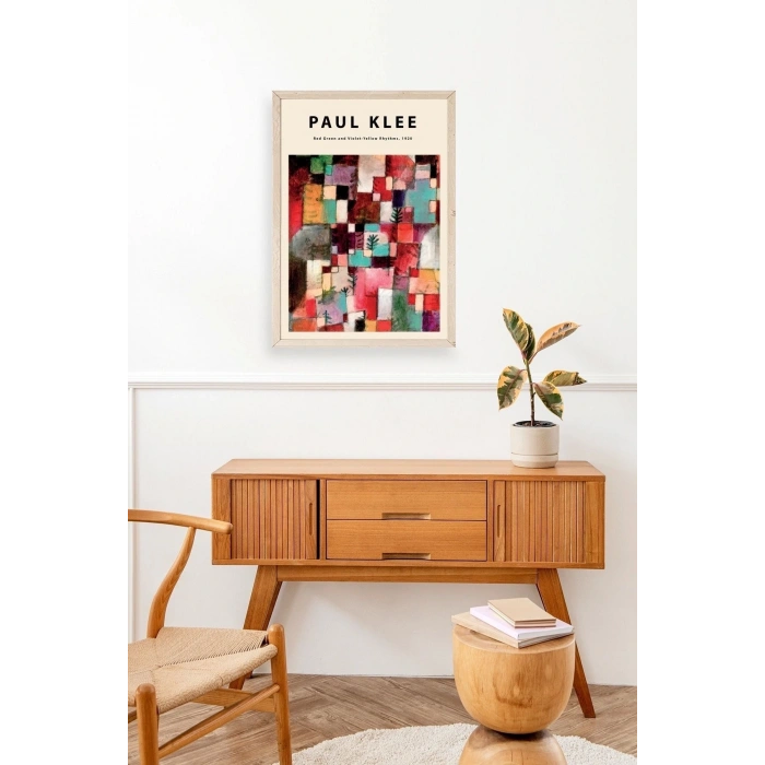 Paul Klee Ahşap Çerçeveli Tablo 23 x 30