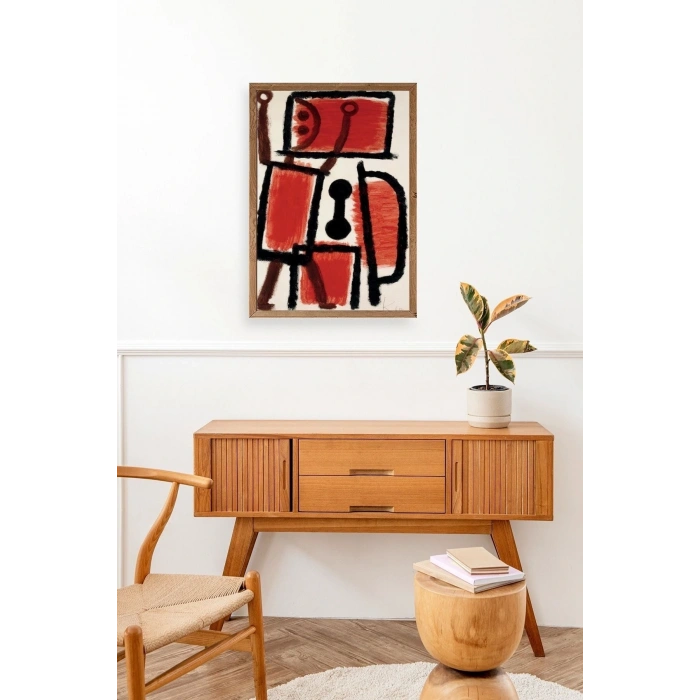 Paul Klee Ahşap Çerçeveli Tablo 30 x 42
