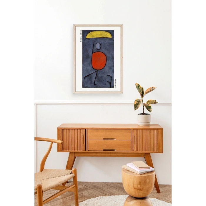 Paul Klee Ahşap Çerçeveli Tablo 30 x 42