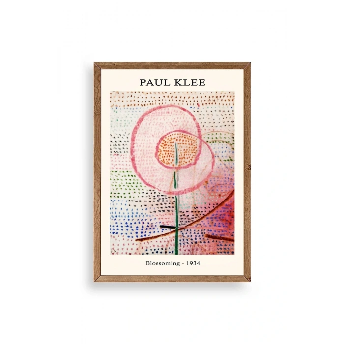 Paul Klee Ahşap Çerçeveli Tablo 50 x 70