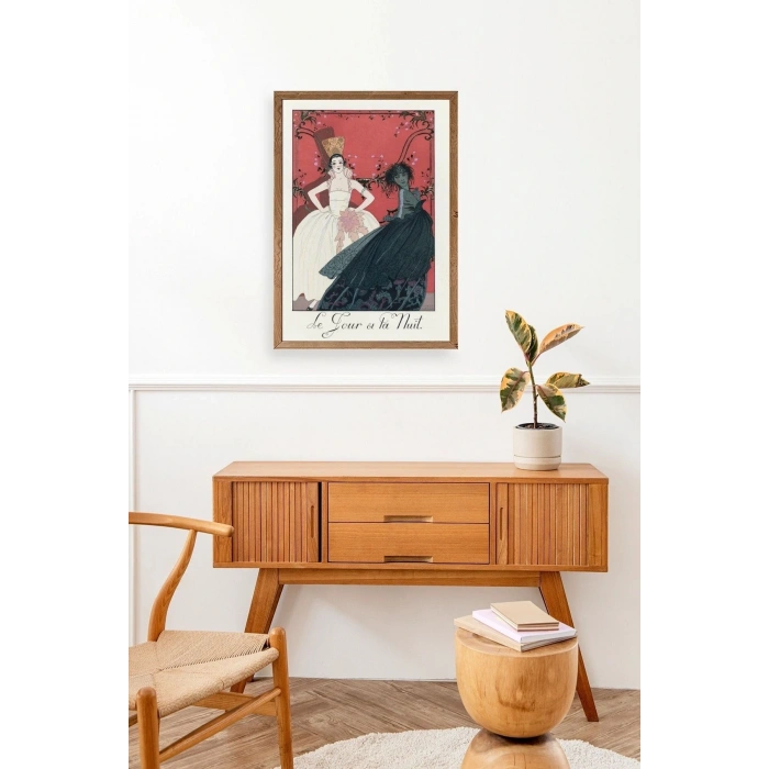 Paulette Duval Ahşap Çerçeveli Tablo 30 x 42