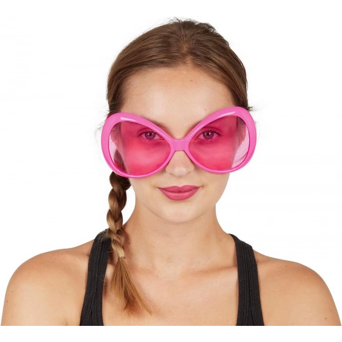 Pembe Renk Yeşilçam Nostalji 80li Yıllar 90lı Yıllar Parti Gözlüğü (5365)