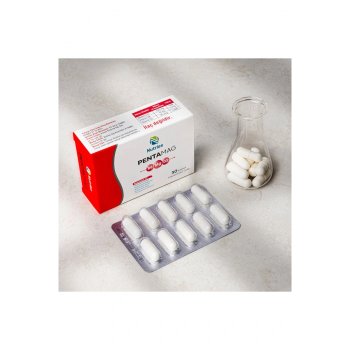 Pentamag Magnezyum Takviyesi 30 Kapsül – 2’li Avantaj Paketi