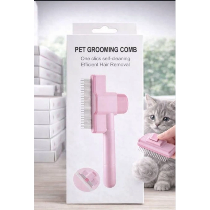 Pet Grooming Comb Basmalı Kedi Köpek Pire Tarağı