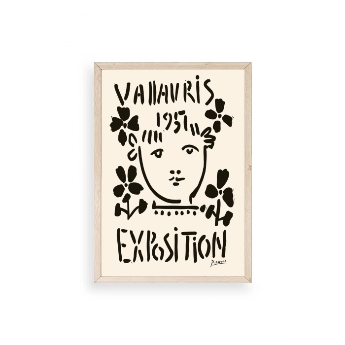 Picasso Ahşap Çerçeveli Tablo 17 x 23