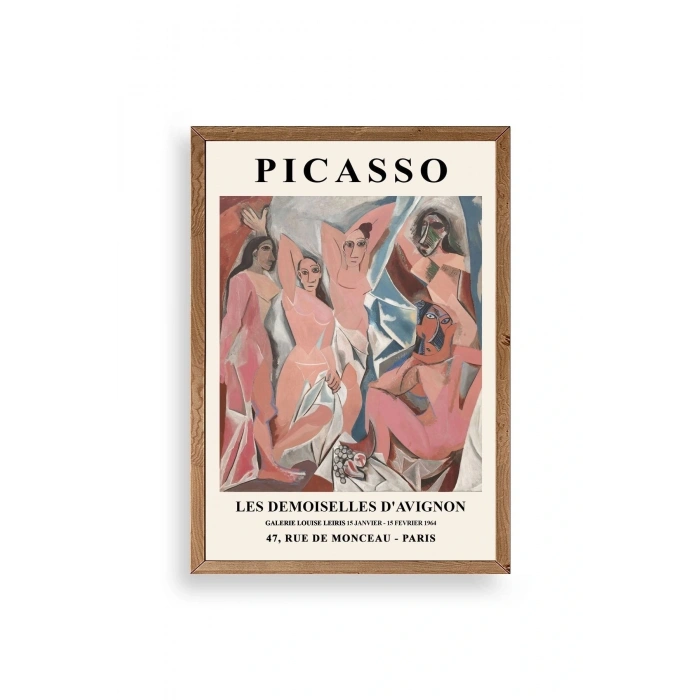 Picasso Ahşap Çerçeveli Tablo 17 x 23