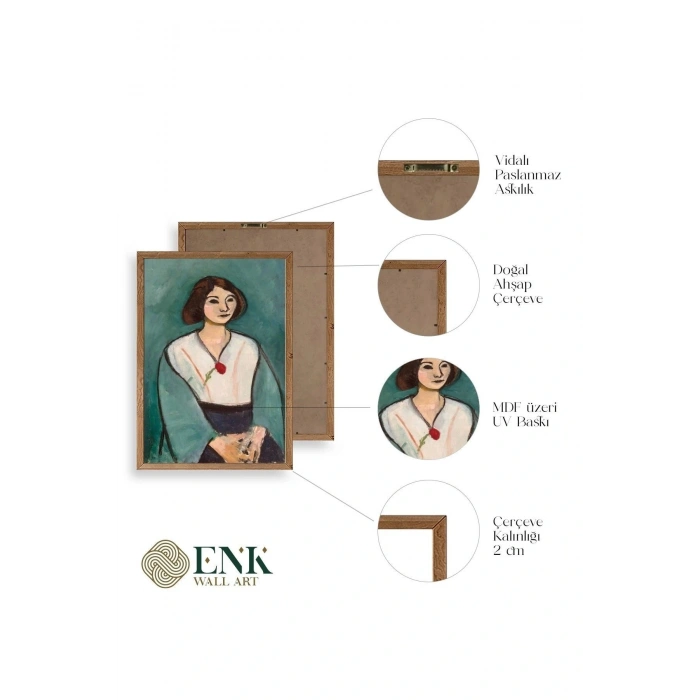Picasso Ahşap Çerçeveli Tablo 23 x 30