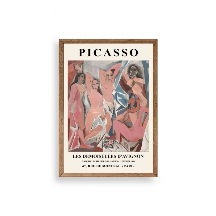 Picasso Ahşap Çerçeveli Tablo 30 x 42