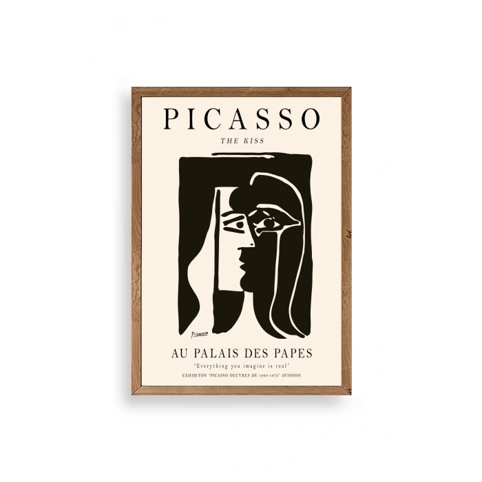 Picasso Ahşap Çerçeveli Tablo 30 x 42