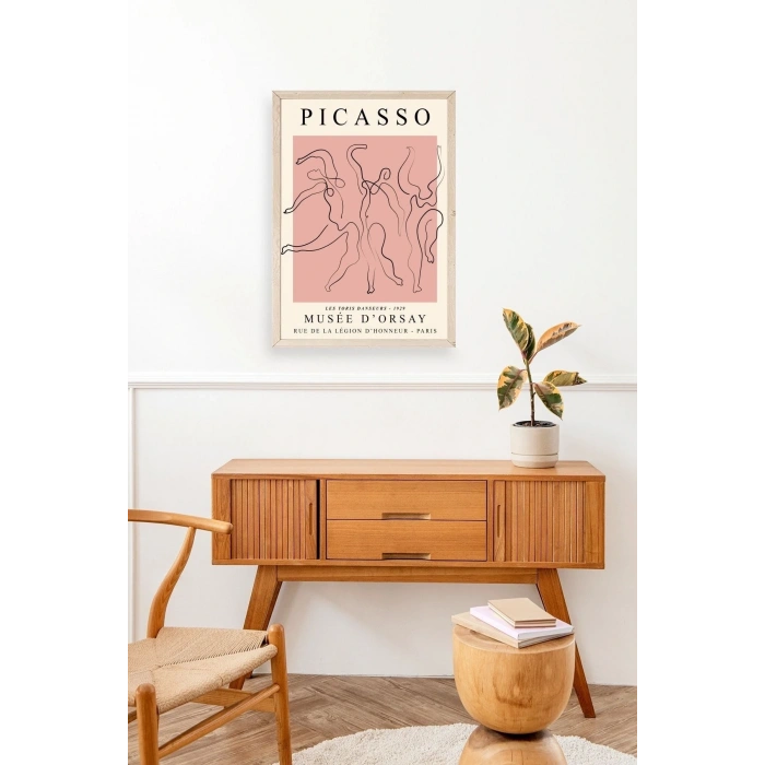 Picasso Ahşap Çerçeveli Tablo 30 x 42