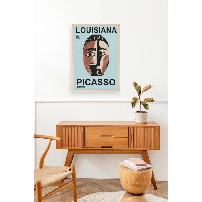 Picasso Ahşap Çerçeveli Tablo 50 x 70