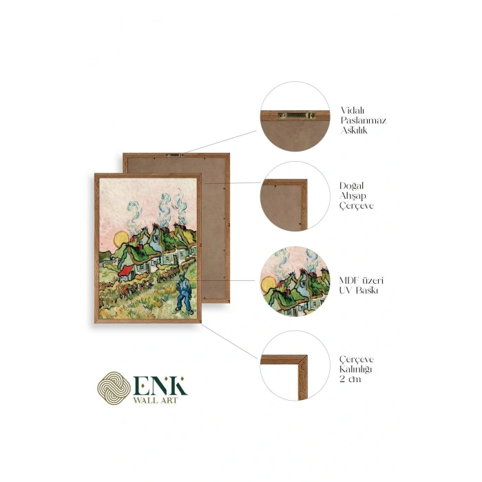 Picasso Ahşap Çerçeveli Tablo 50 x 70