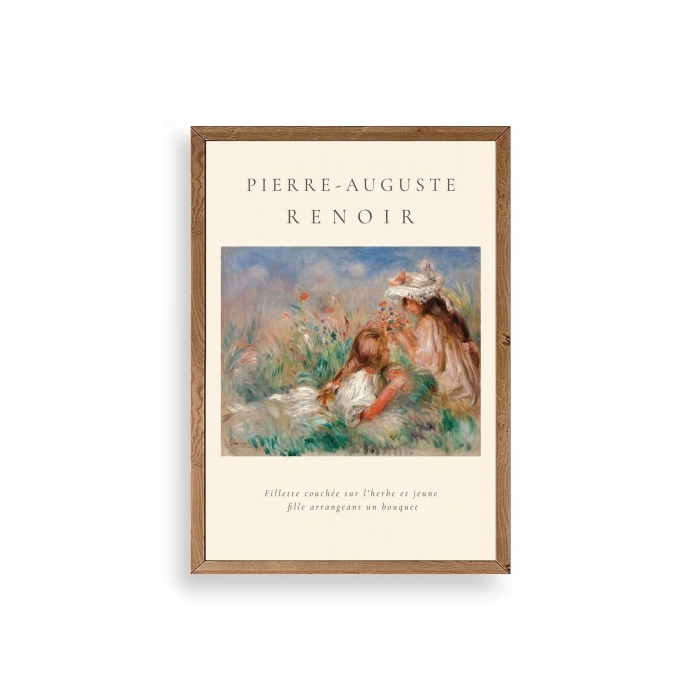 Pierre-Aguste Renoir Ahşap Çerçeveli Tablo 30 x 42