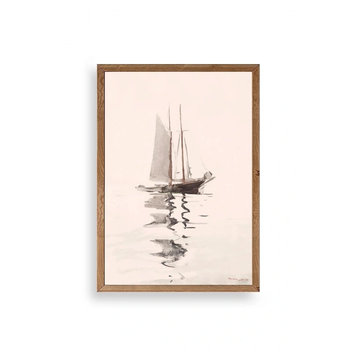 Plakaty Palma Ahşap Çerçeveli Tablo 50 x 70