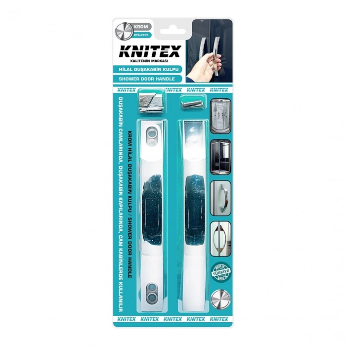 PLASTİK KROM KAPLAMA DUŞAKABİN KOLU 10MM (5365)
