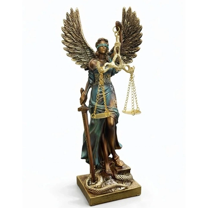 Polyester Kanatlı Adalet Biblosu