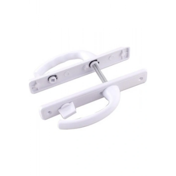 POŞETLİ BANYO-WC - KİLİTLİ BEYAZ PVC KAPI KOLU (5365)