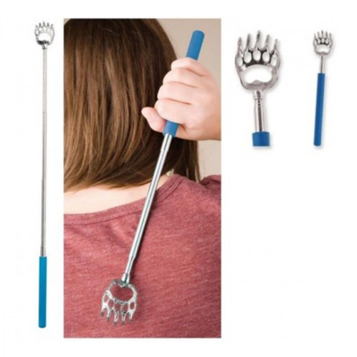 Pratik Kolay Teleskopik Metal Sırt Kaşıma Kaşağı Aleti Aparatı (5365)