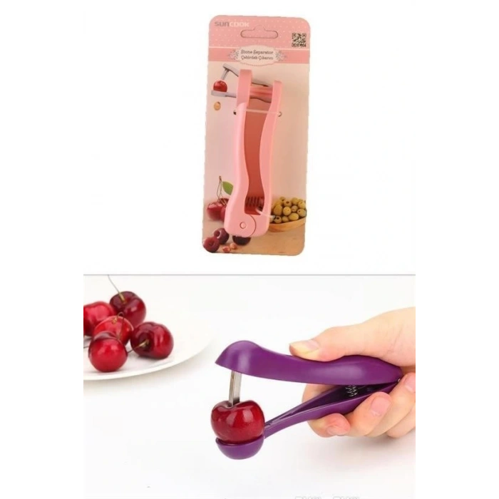 Pratik Kolay Zeytin ve Vişne Çekirdeği Çıkarma Aleti Aparatı