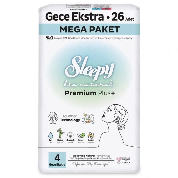 Premium Mega Ekstra Gece Ped 26 Adet
