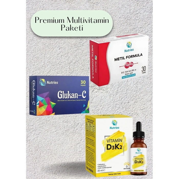 Premium Multivitamin Paketi – Tam Kapsamlı Günlük Destek