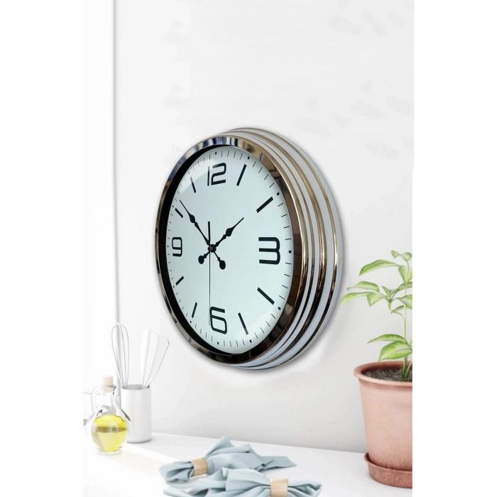 Prestij Krom Metal 40 Cm Duvar Saati