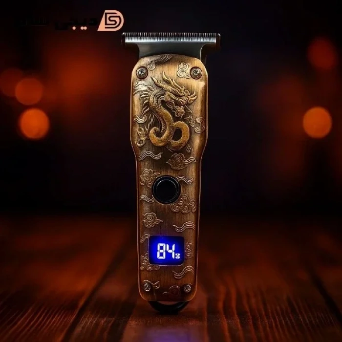 Profesyonel Dijital Saç Sakal Kesim Tıraş Makinesi Kuaförlerin Tercihi (5365)