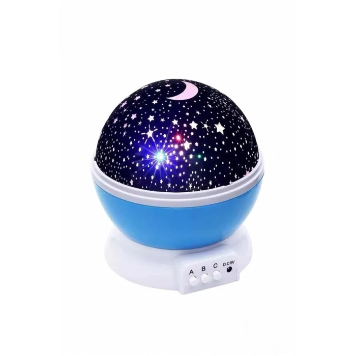 Projeksiyon Gece Lambası Pilli Ve Usb Kablolu (renkli Model)