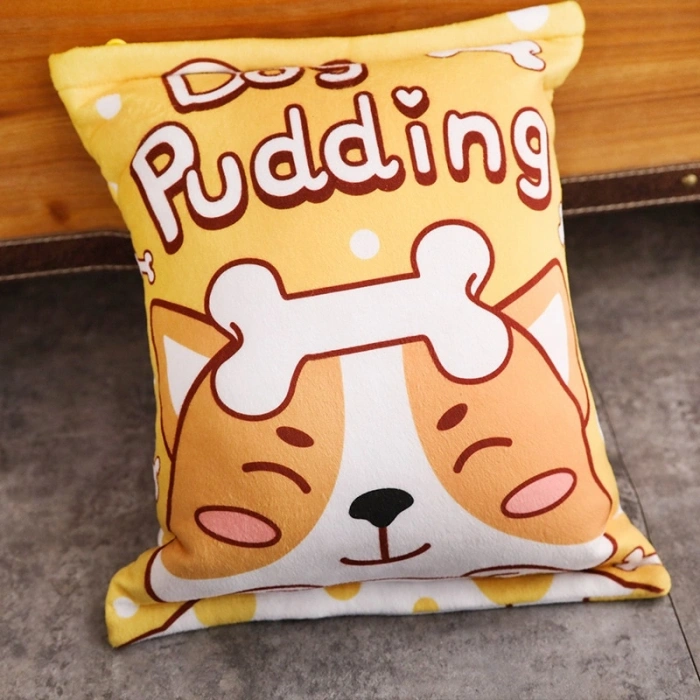 Pudding Peluş Yastık - 8 Mini Peluş - Oyuncaklı Yastık