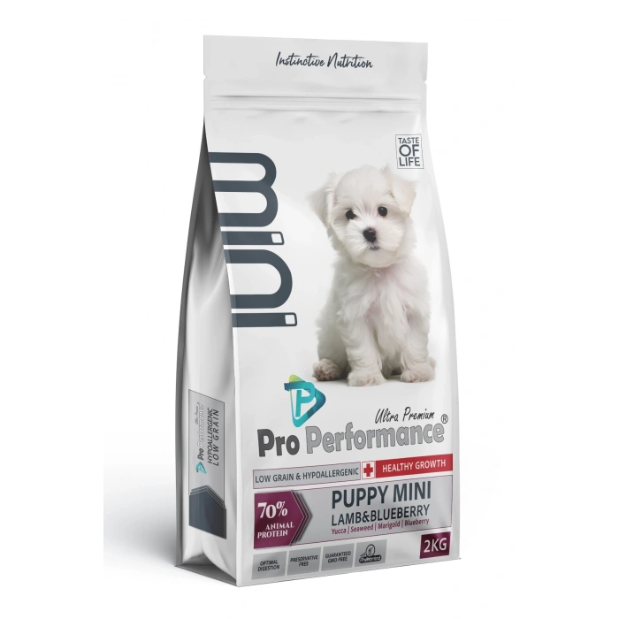 Puppy mini dog lamb, blueberry 2 kg pro perf.