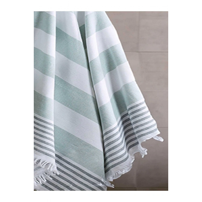 Pure Linen 90x170 cm Doğal Pamuk Peştamal Havlu Yeşil