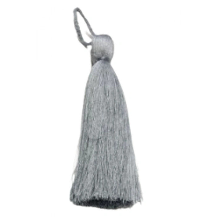 Püskül Tekli 10 Cm 1 Adet Gri