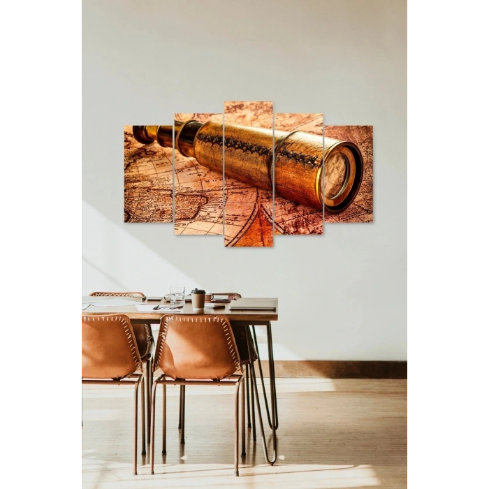 Pusula 5 Parçalı Mdf Tablo 60 x 100