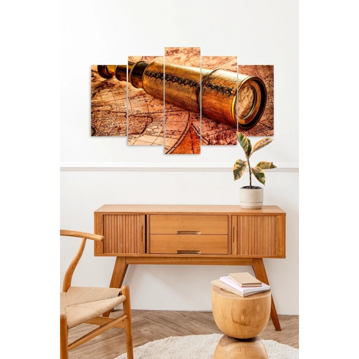 Pusula 5 Parçalı Mdf Tablo 60 x 100