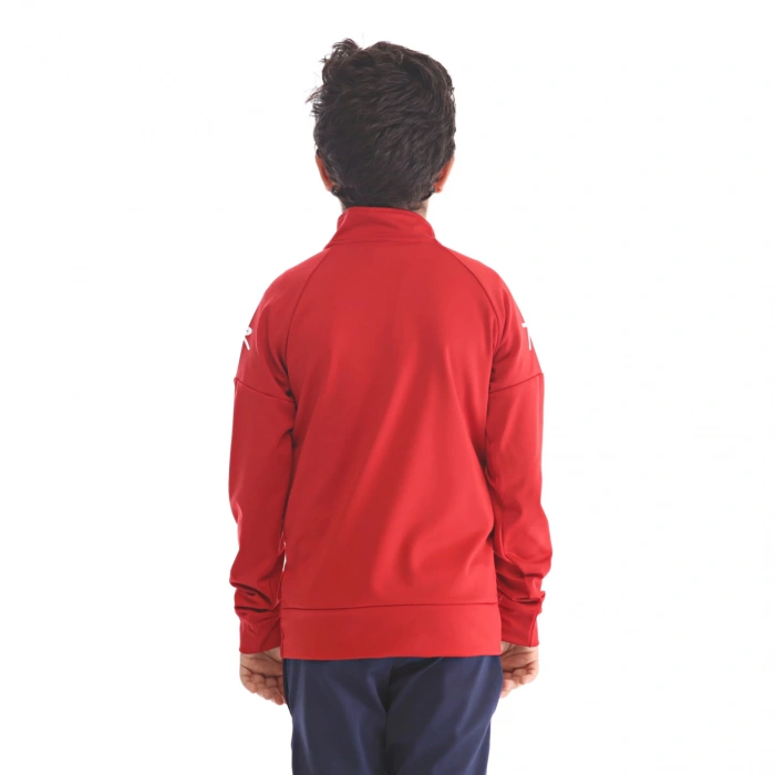Child Half Zippered Top FUGIO RED