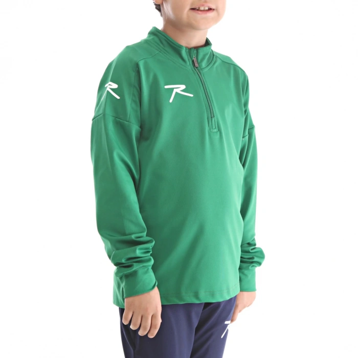 Child Half Zip Top FUGIO GREEN