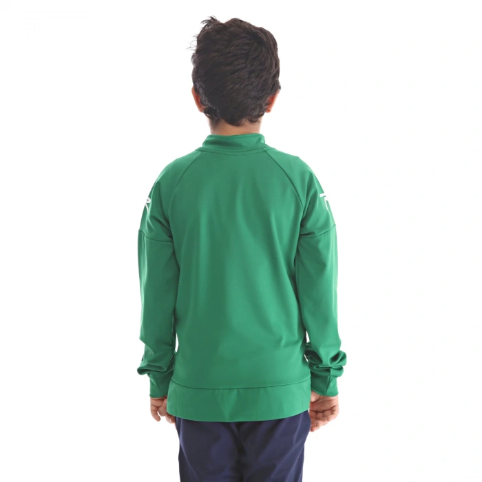 Child Half Zip Top FUGIO GREEN