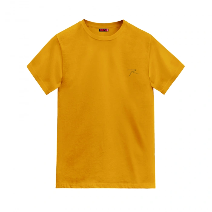 %100 Cotton T-Shirt AGNITIO MUSTARD