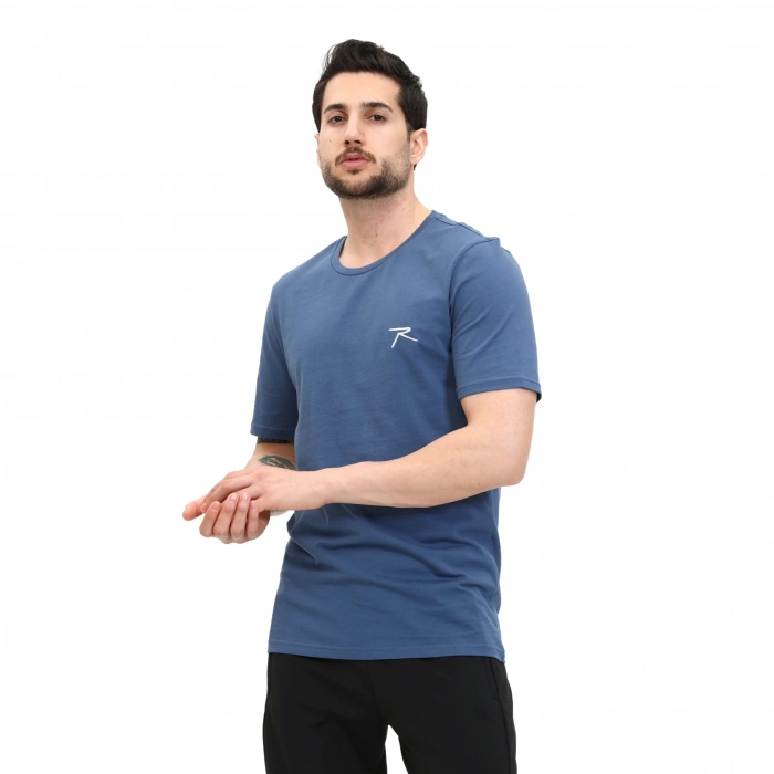 %100 Cotton T-Shirt AGNITIO PETROL