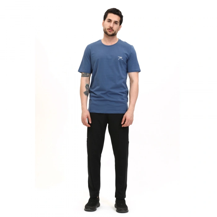 %100 Cotton T-Shirt AGNITIO PETROL