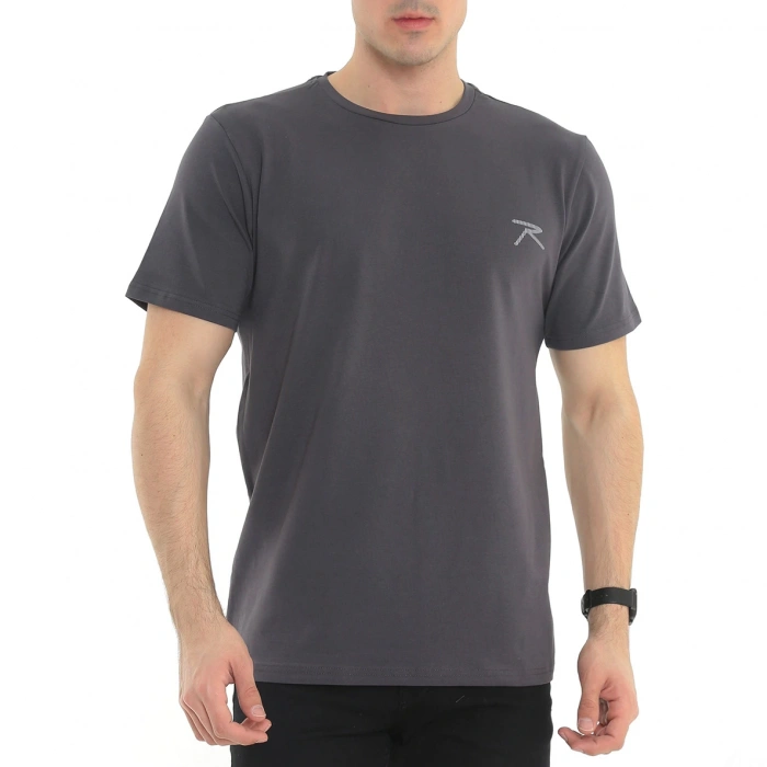 %100 Cotton T-Shirt GRAVIS ANTHRACITE