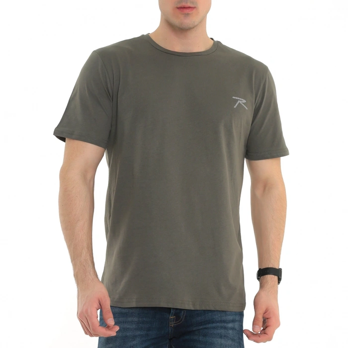 100% Cotton T-Shirt GRAVIS HAKİ