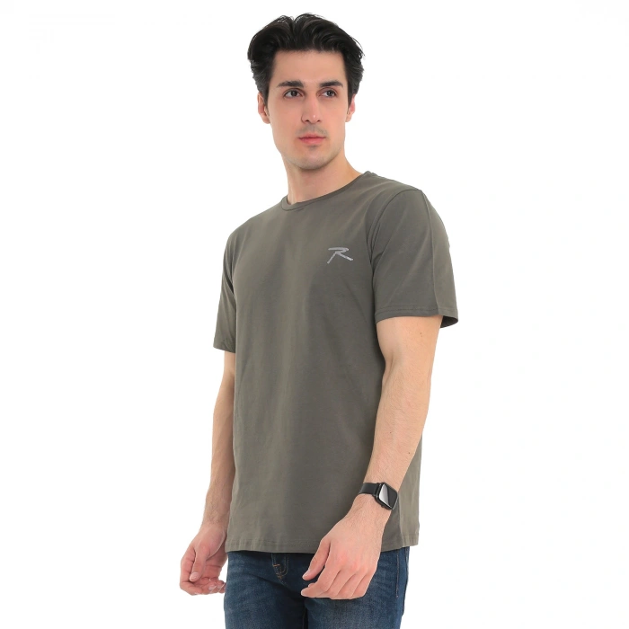 100% Cotton T-Shirt GRAVIS HAKİ