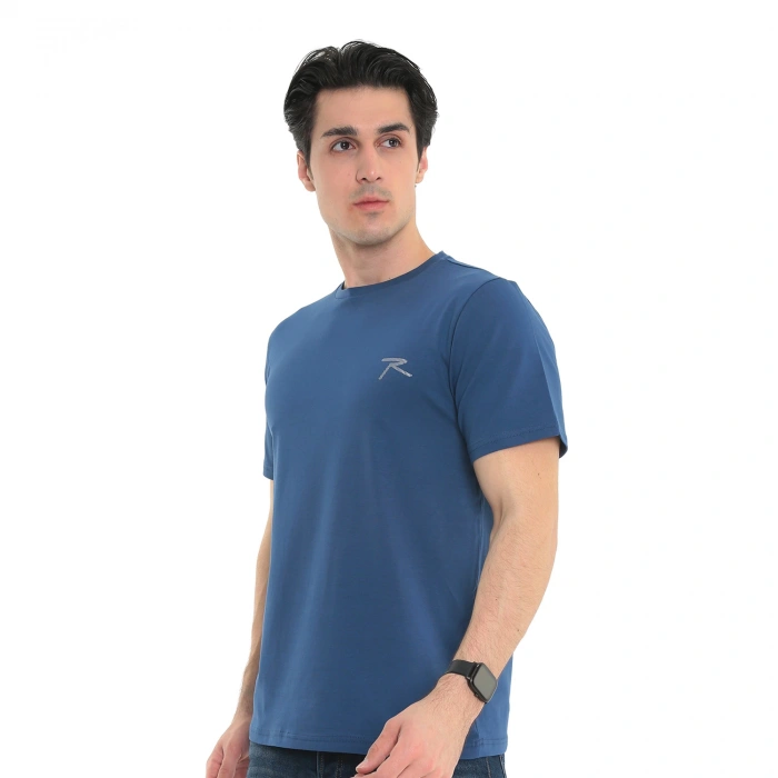 100% Cotton T-Shirt GRAVIS INDIGO