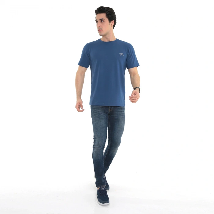 100% Cotton T-Shirt GRAVIS INDIGO